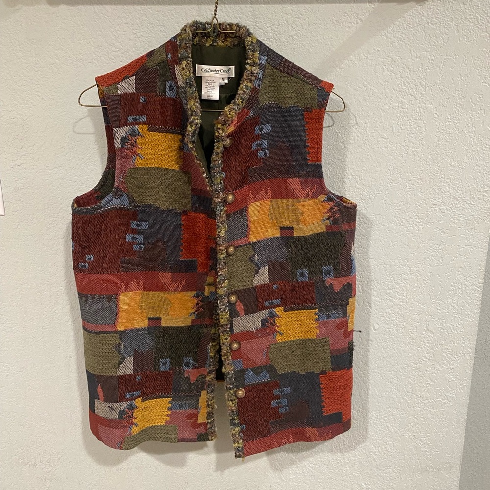 Vintage patchwork vest
